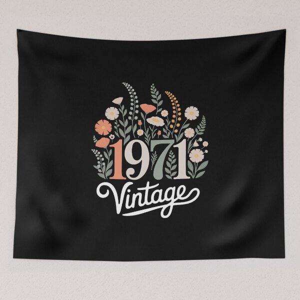 Item preview, 54 Years Old 1971 54th Women Birthday Wildflower designed and sold by TijanaARTSt88.