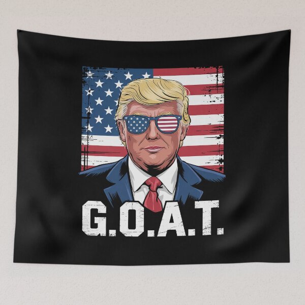 Item preview, Trump GOAT Trump American Flag Men Women Kids Funny  designed and sold by GamtosMintys.