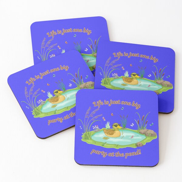 Item preview, Life is just one big party at the pond! designed and sold by Brickroad Dsigns.