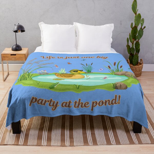 Item preview, Life is just one big party at the pond! designed and sold by Brickroad Dsigns.