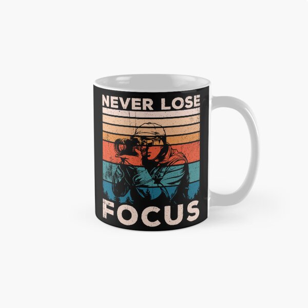 Item preview, Never Lose Focus - Vintage Photographer Camera Lover designed and sold by keviacevarya.