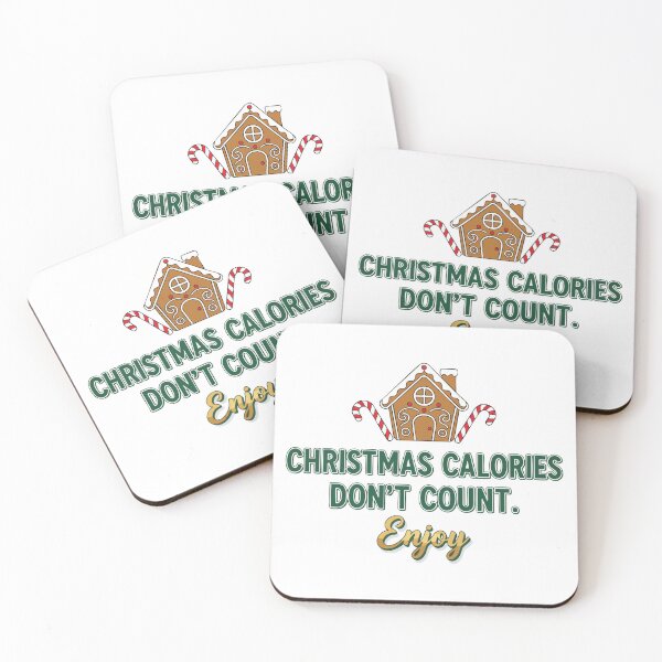 Item preview, Christmas Calories Don’t Count Gingerbread Art designed and sold by graphicnew.