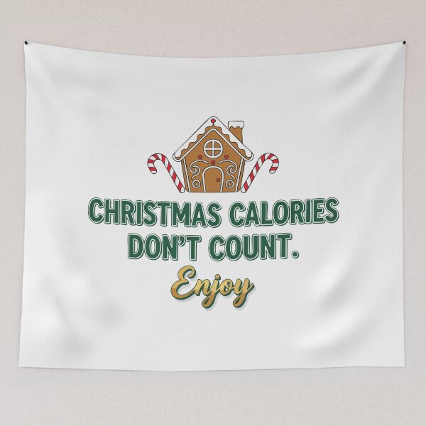 Item preview, Christmas Calories Don’t Count Gingerbread Art designed and sold by graphicnew.