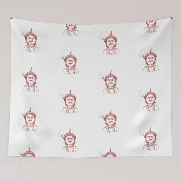 Item preview, Chote Pandit Red Sketch designed and sold by Inspired~Souls.