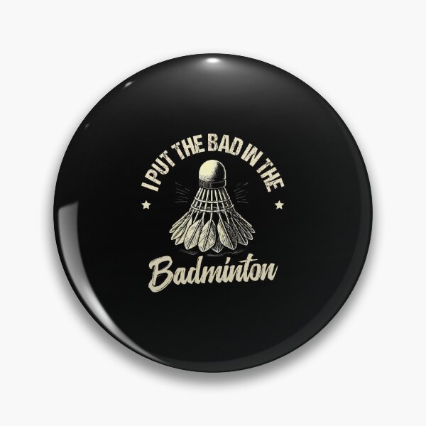 Item preview, Funny Badminton Player Love Shuttlecock designed and sold by MavisJoseph.