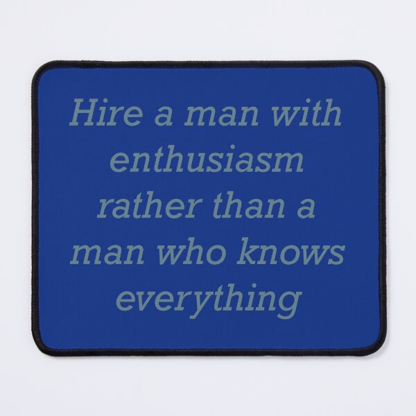 Item preview, A man with enthusiasm  designed and sold by fristsmokie.