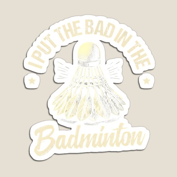 Item preview, Funny Badminton Player Love Shuttlecock designed and sold by MavisJoseph.