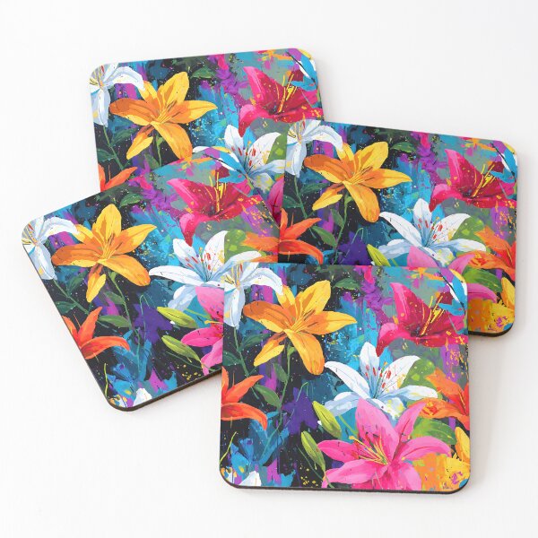 Item preview, Vibrant Tropical Island Festival Of Flowers Colorful Art designed and sold by DEC02.