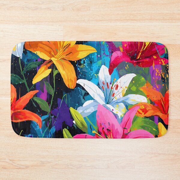 Item preview, Vibrant Tropical Island Festival Of Flowers Colorful Art designed and sold by DEC02.