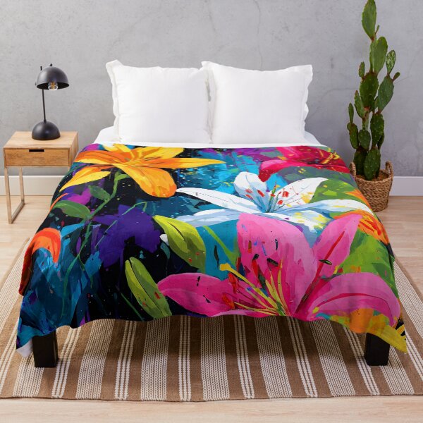 Item preview, Vibrant Tropical Island Festival Of Flowers Colorful Art designed and sold by DEC02.