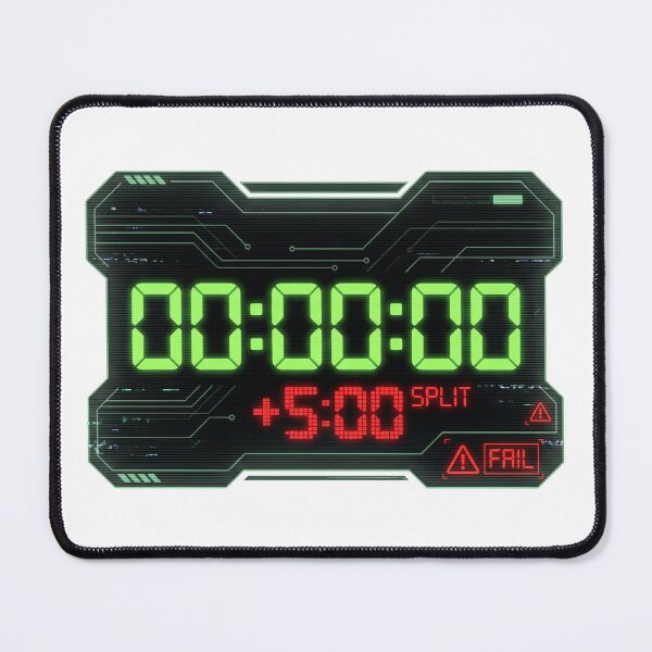 Item preview, he Run Is Dead: Speedrunner HUD Fail designed and sold by NextLevelThread.