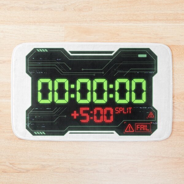 Item preview, he Run Is Dead: Speedrunner HUD Fail designed and sold by NextLevelThread.