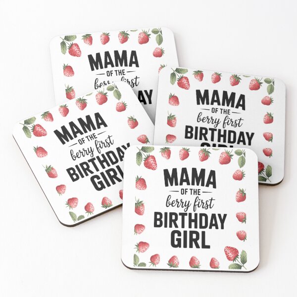 Item preview, Mama of The Berry First Birthday Girl Sweet One Strawberry designed and sold by KonopikaaArt.