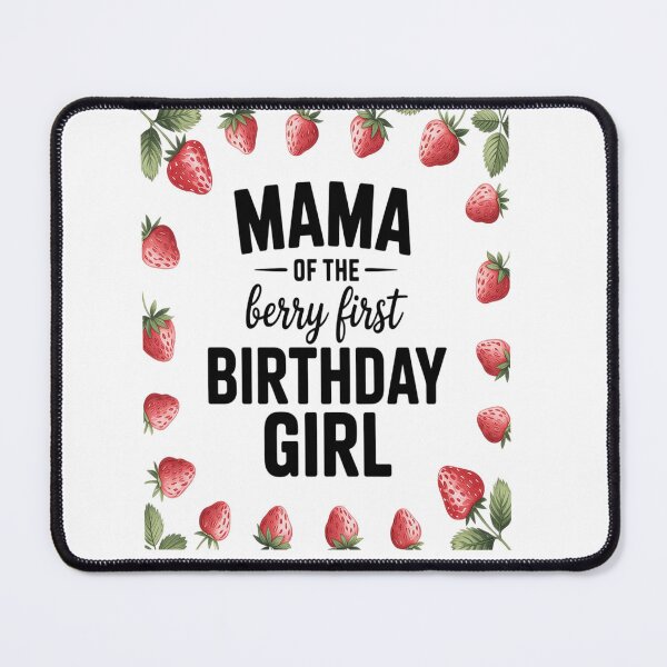 Item preview, Mama of The Berry First Birthday Girl Sweet One Strawberry designed and sold by KonopikaaArt.