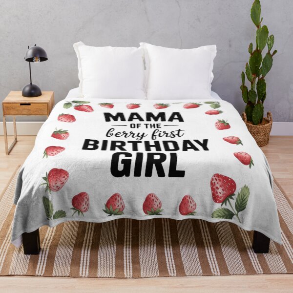 Item preview, Mama of The Berry First Birthday Girl Sweet One Strawberry designed and sold by KonopikaaArt.