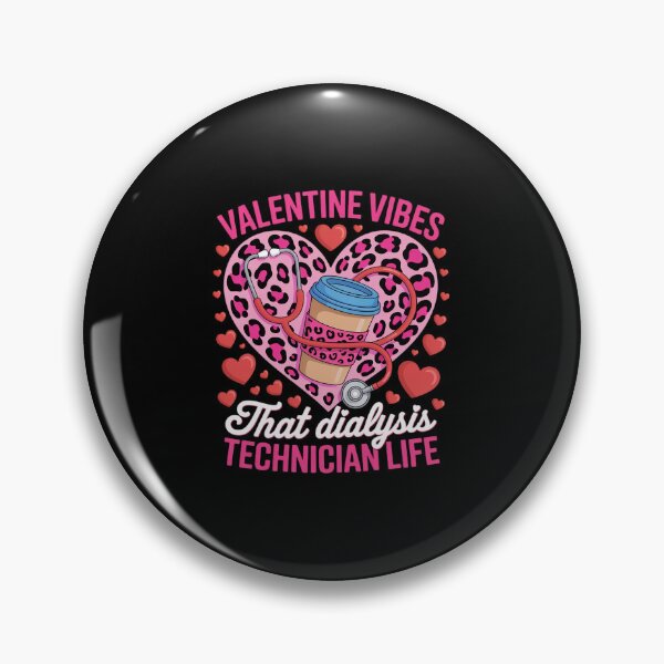 Item preview, Valentine Vibes & That Dialysis Technician Life Heart Nurse designed and sold by TijanaARTSt88.