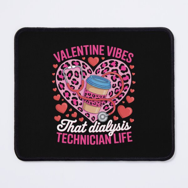 Item preview, Valentine Vibes & That Dialysis Technician Life Heart Nurse designed and sold by TijanaARTSt88.