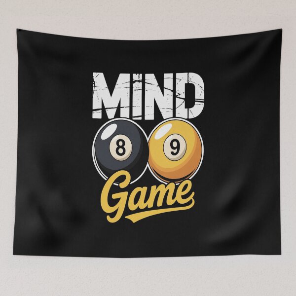 Item preview, Mind Game Billiards Snooker Cue Stick Pool Billiard Player designed and sold by KonopikaaArt.