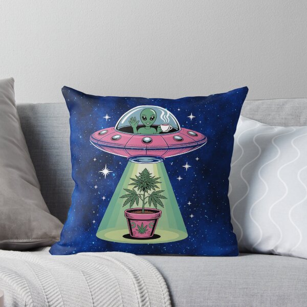 Item preview, “Alien Abduction – Cosmic Cannabis Encounter designed and sold by MysticOzzy.