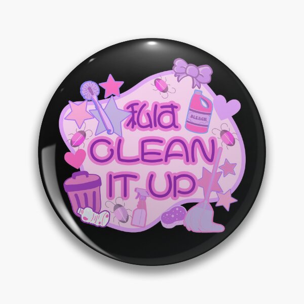 Item preview, Niffty - CLEAN IT UP Japanese - Yami Kawaii Cute designed and sold by EvergreenRevolt.