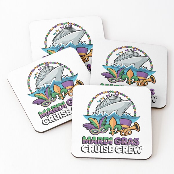 Item preview, Mardi Gras Cruise Crew Shirt Fat Tuesday Cruise Party Design designed and sold by BernoNickel.