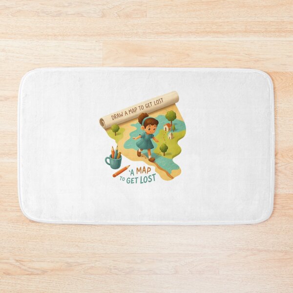 Item preview, Draw a Map to Get Lost – Realistic 3D Adventure Illustration T-Shirt Design designed and sold by Gurjeetpixelart.