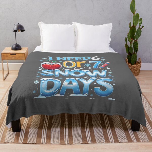 Item preview, I Need 6 7 Snow Days Funny 67 Teacher Winter School designed and sold by KristineLi.
