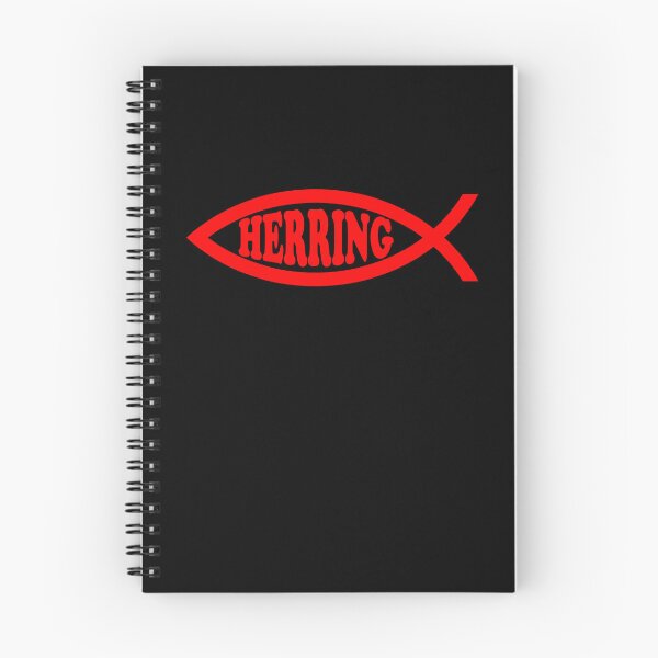 Item preview, Funny Nerdy Logical Fallacy Herring Red Fish Symbol Skeptic Red Text designed and sold by MathWare MathClips.