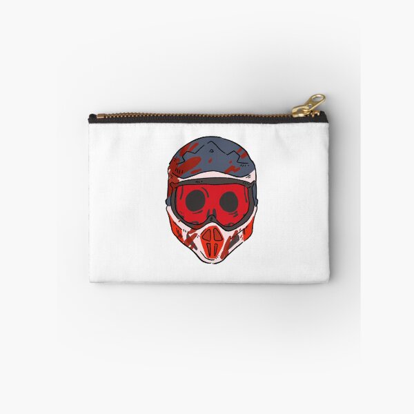 Item preview, Motocross Skull Helmet - Dirt Bike Lover Gift - White designed and sold by RNASstuff.