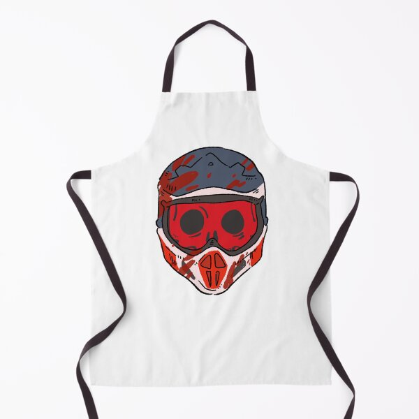 Item preview, Motocross Skull Helmet - Dirt Bike Lover Gift - White designed and sold by RNASstuff.