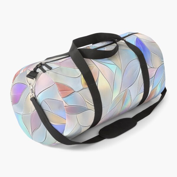 Item preview, Iridescent Pastel Glass Leaf Pattern – Soft Abstract Seamless Design designed and sold by Inspiring Strokes.