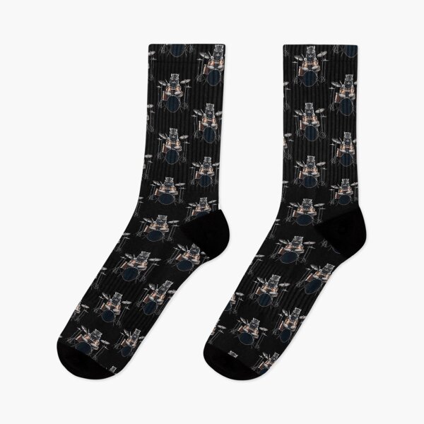Item preview, Cat Playing Drums Kitten Drummer Drumming Musician Band designed and sold by LunaDangelo.