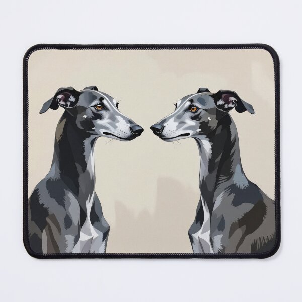 Item preview, Greyhound Duo Minimal Illustration designed and sold by KiraChie.