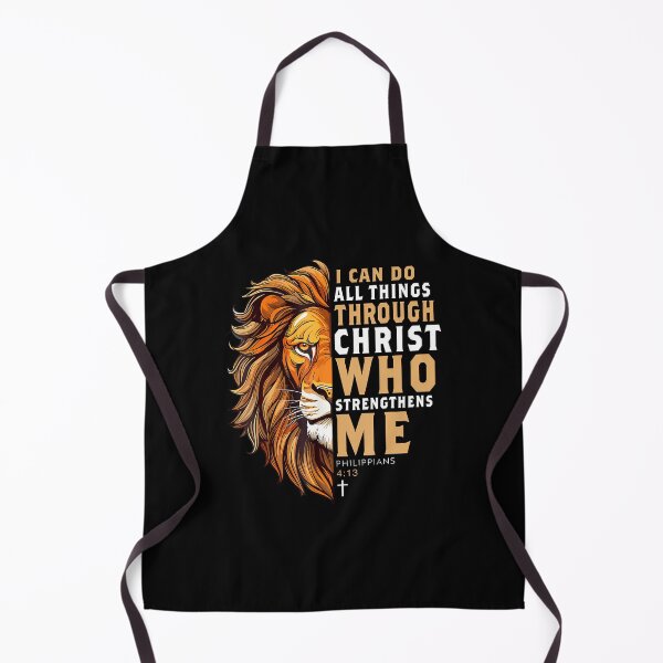 Item preview, Christian I Can Do All Things Through Christ Lion designed and sold by CandyceMillie.