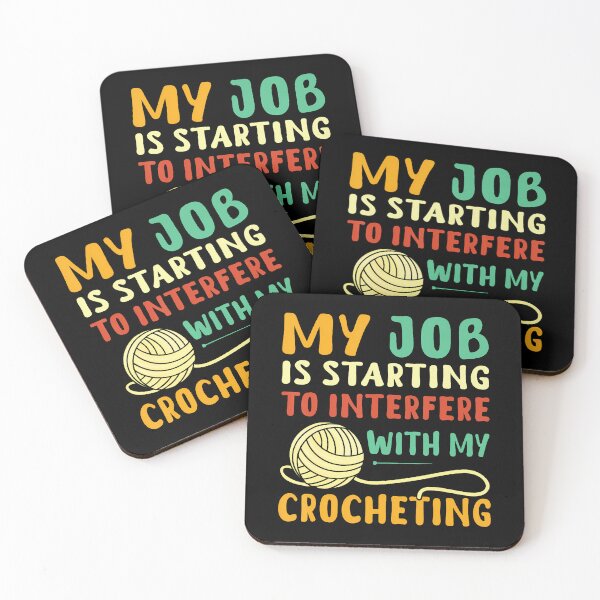 Item preview, Funny Crocheting Knitting Quilting Crochet Yarn designed and sold by LunaDangelo.