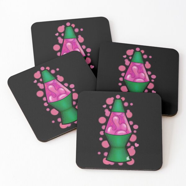 Item preview, Pink and green lava lamp  designed and sold by Ink-Art-Co.