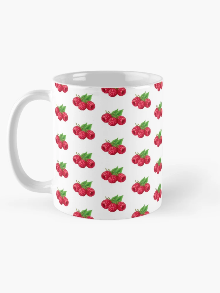 Thumbnail 5 of 6, Coffee Mug, Ruby Raspberry Cluster designed and sold by New-School-Wave.