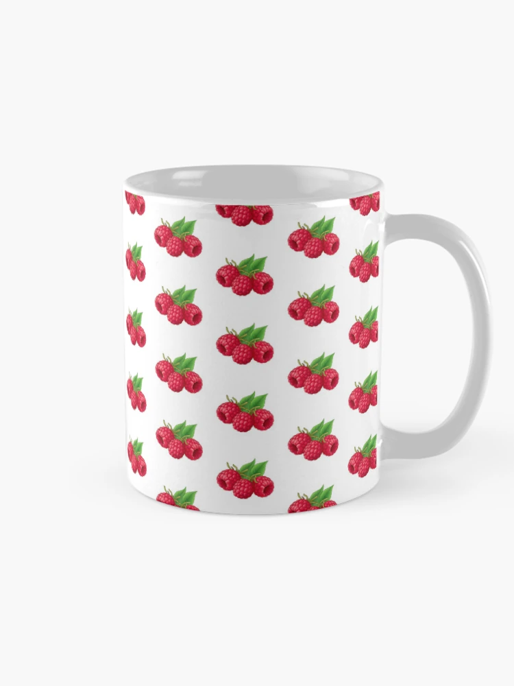 Thumbnail 3 of 6, Coffee Mug, Ruby Raspberry Cluster designed and sold by New-School-Wave.