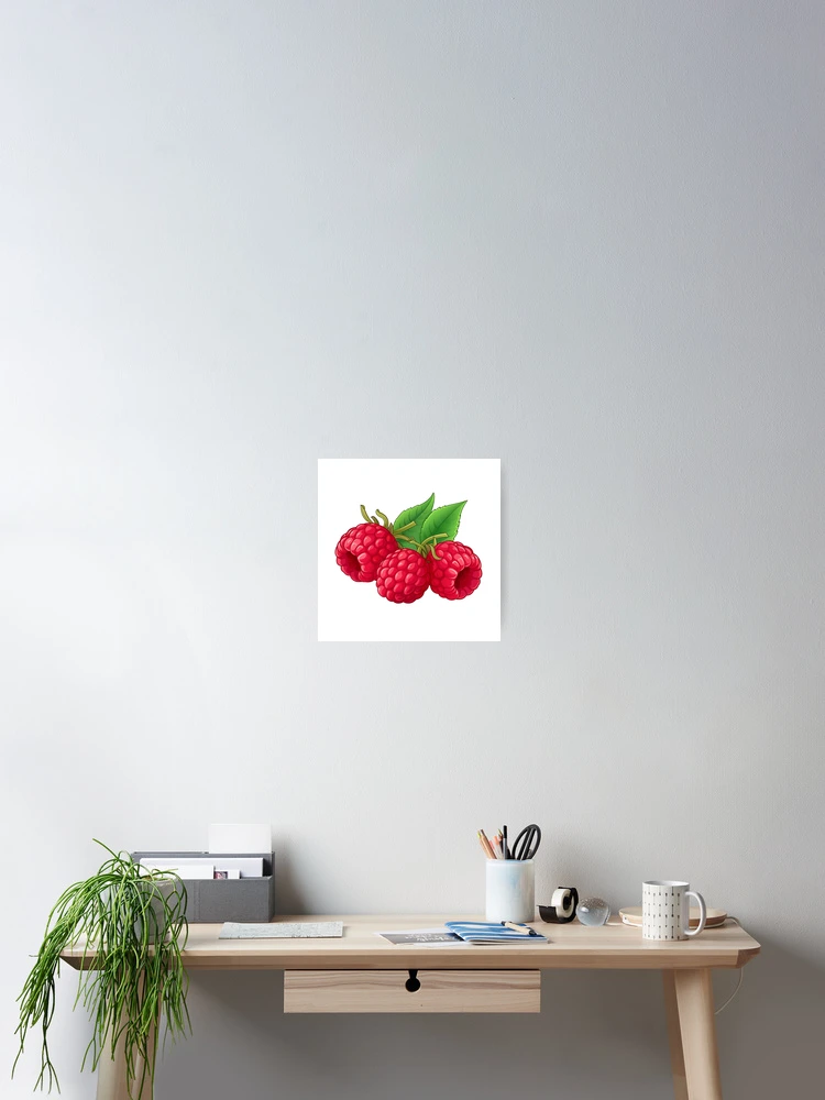 Thumbnail 2 of 3, Poster, Ruby Raspberry Cluster designed and sold by New-School-Wave.