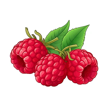 Artwork thumbnail, Ruby Raspberry Cluster by New-School-Wave