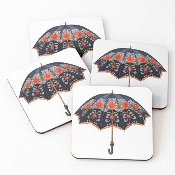 Item preview, Floral Vintage Umbrella designed and sold by New-School-Wave.
