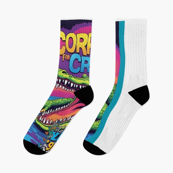 Item preview, Corrupt For Croc" Nostalgia (Y2K & '90s): Designs with chunky fonts, bold slogans, butterflies, checkerboards, and retro tech icons . -Prishea Shop  designed and sold by Prishea.