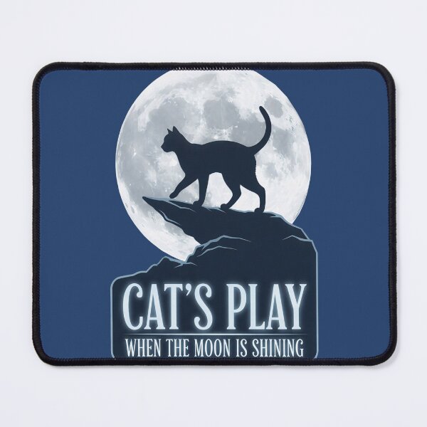 Item preview, Cat's Play When The Moon Is Shining designed and sold by IvoryArtDesign.