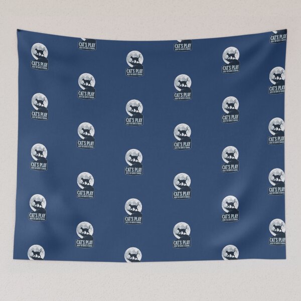 Item preview, Cat's Play When The Moon Is Shining designed and sold by IvoryArtDesign.