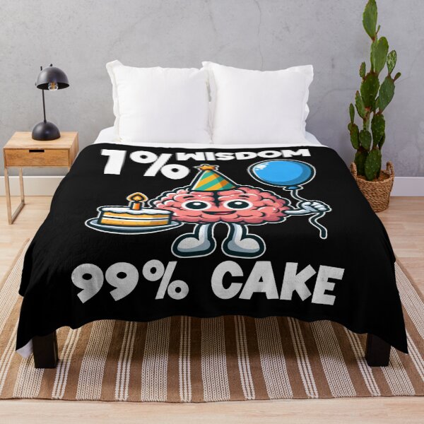 Item preview, 1% WISDOM, 99% CAKE - BIRTHDAY GIFT designed and sold by KEF Custom.