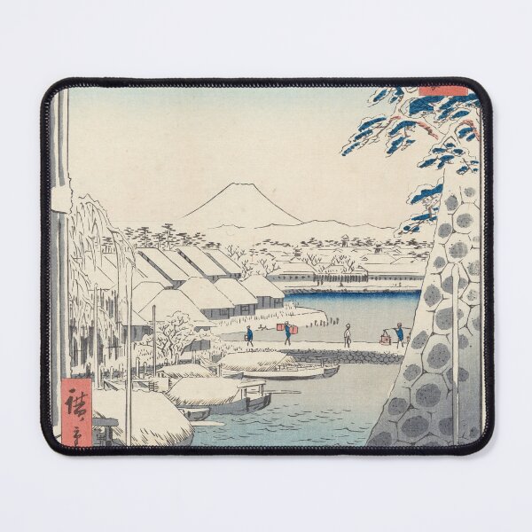 Item preview, Utagawa Hiroshige I Riverbank at Sukiya in Edo designed and sold by mayanobu.