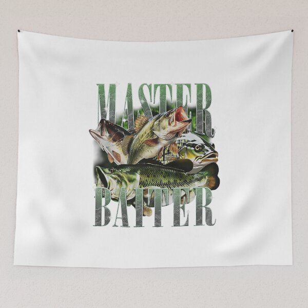 Item preview, Master Baiter Bass Fishing Fisher Papa Dad Happy Fathers Day  designed and sold by ArleneRowe.