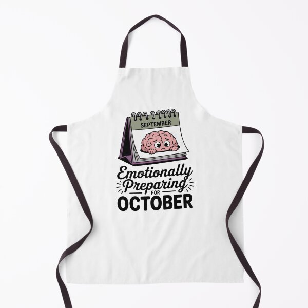 Item preview, Emotionally Preparing for October | Funny Fall Quote Design designed and sold by ThatBBStore.