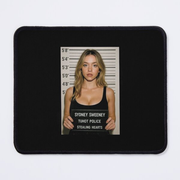 Item preview, Sydney Sweeney Mugshot designed and sold by EmmitHegman.