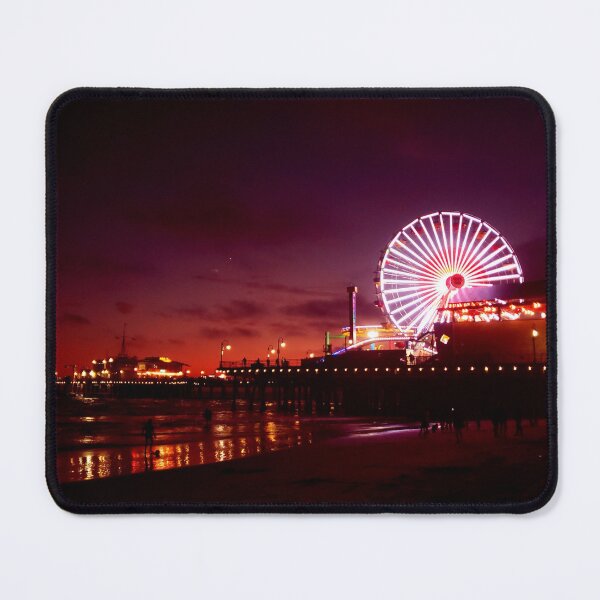 Item preview, Santa Monica Pier at Sunset designed and sold by SakuraSasuke.